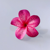 Nouvel Arrivage KN-hf095 Pique à Cheveux en Mousse EVA avec Fleur Artificielle de Plumeria, Décorative pour Fête Hawaïenne
