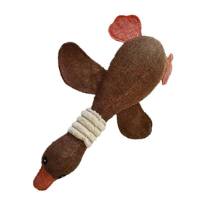 Duck Dog Toy Bulk Puppy Toy Chew Squeaky Plush Pet Dog Blue Duck Shaped Toy - Product Image 5