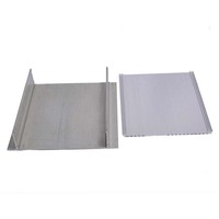 Boîtier électronique mural personnalisé en alliage d'aluminium extrudé pour rail DIN, IP54, avec parafoudre, testeur et transmetteur