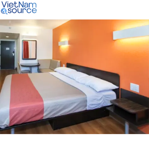 Proyecto OEM para Hotel Motel 6-Material de madera Muebles de hotel Muebles de madera Habitaciones de hotel-Fábrica de fuente de Vietnam - Product Image 3