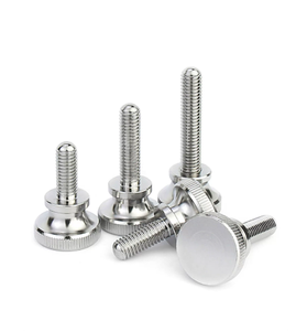Round Knurled SteelScrews Stainless Steel Knurled Head Thumb <b>Screws</b> Precision Machined Custom Fasteners for Industrial Equipment - Product Image 1
