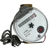 Compteur d'eau mécanique à roue à aubes, à jet unique, de type sec, en cuivre, de classe 2, haute précision, pour eau froide et chaude