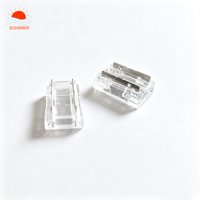 Connecteur transparent à clip pour bande LED sans soudure 9 en 1, 2 broches pour éclairage COB SMD 5mm 8mm 10mm