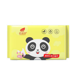 Lianhuayin Baby Hand Mouth Wipes 80pcs Gentle For Infants And <b>Toddlers</b> Clean Use - Product Image 1