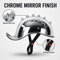Casque de moto demi-coque pour homme, style rétro, pour scooter électrique, vente en gros, casque de sécurité pour moto à visière relevée