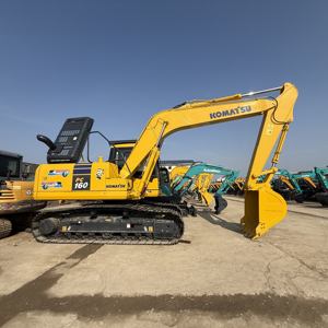 Excavatrice hydraulique Komatsu 160, 16 tonnes, travaux de construction, terrassement - Product Image 1