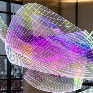 Tùy chỉnh lớn thủ công màu nhiều màu đèn chùm thủy tinh cho phòng trưng bày nghệ thuật & biệt thự sang trọng hội trường - Product Image 5