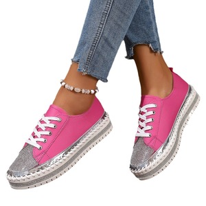 Nouvelles Chaussures Blanches Grande Taille pour Femmes Été 2024 – Mocassins Plateforme Style Européen-Américain en PU Artificiel – Vente en Gros - Product Image 5