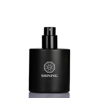 Flacon en verre pour huile de parfum, 50 ml, vide, coloré, unique, de haute qualité