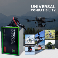 Оригинальная Заводская индивидуальная батарея VTOL для дрона 400Wh/кг, 77000mah, твердотельный 5C высокой плотности, оптовая продажа, литий-ионная упаковка