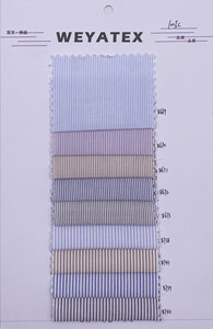 Giá mỗi mét vải may mặc chất liệu vải cotton 100% nhuộm sợi sọc may áo sơ mi nam đặt may - Product Image 3