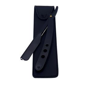 High Quality Custom Logo <b>Straight</b>-Shaving Barber <b>Razor</b> with Replaceable Stainless Steel Blade Disposable for Face and Body Use - Product Image 6