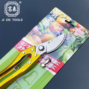กรรไกรตัดแต่งกิ่ง Jisen Tools ใบมีดสแตนเลสขนาด 18 มม. โครงสร้างแบบผีเสื้อ สำหรับต้นไม้ผลไม้และไม้เลื้อย ใช้ในสวน - Product Image 5