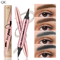 Microblading Quatre Pointes Logo Personnalisé Produits de Maquillage Cosmétiques Crayon à Sourcils Liquide