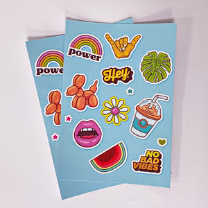 Autocollant Holo personnalisé auto-adhésif pour enfant, colle A4 étanche, autocollant en feuille de papier découpé pour les fournisseurs de planificateurs - Product Image 5