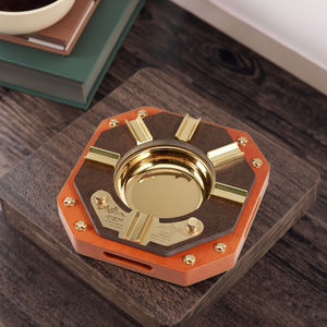 Jifeng ที่เขี่ยซิการ์แปดเหลี่ยมมีเอกลักษณ์ JF-6002พร้อมทั้งไม้เจาะซิการ์และโลหะตกแต่งบ้าน - Product Image 3