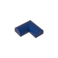 [Gobricks]GDS-90339 Blocs de construction en plastique ABS à l'échelle 1:8, pièce 79757, brique courbée 2x2x2/3 double, d'angle, sans goujons