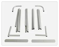 Soporte de Fondo Cuadrado de 8x8 pies, Resistente, de Aluminio de 32 mm, con Tela Tensada, para Bodas, Eventos, Alquiler de Cabinas de Fotos, Calidad Profesional