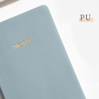 Deli — carnet de notes créatif en cuir PU, fournitures de papeterie A6 personnalisées, pour Journal personnel, bureau et école, Portable