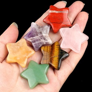 <span class=keywords><strong>Estrella</strong></span> tallada en cristal agujero libre 30mm <span class=keywords><strong>estrella</strong></span> de cinco puntas cristal Natural ágata piedra <span class=keywords><strong>estrella</strong></span> para decoración regalo DIY accesorios de joyería - Product Image 1