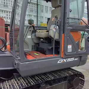 Excavadora Mini Hidráulica Usada Original Doosan DX55-9C de 5.5 Toneladas, Bajas Horas de Trabajo, Buen Estado, Motor, Bomba y Rodamientos en Buen Estado - Product Image 5