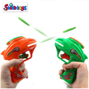 Pistola Giocattolo con Proiettili in Schiuma Morbida e Dischi di Plastica - Product Image 4