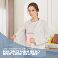 Meilleures ventes Ceinture dorsale réglable pour la thérapie avec épaulière pour le bureau assis Correcteur de posture