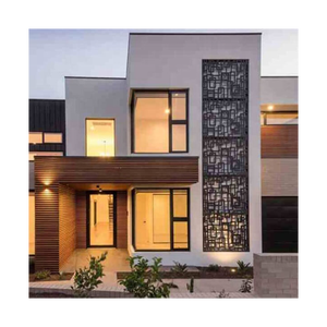 Façade en métal aluminium décorative personnalisée en tôle perforée <span class=keywords><strong>extérieure</strong></span>, découpe laser, façade de bâtiment extérieur - Product Image 1