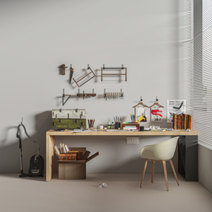 Móc treo tường đa năng hiện đại, móc treo kim loại chắc chắn, móc treo dụng cụ tiện ích để sắp xếp đồ dùng trong nhà để xe và nhà cửa - Product Image 2