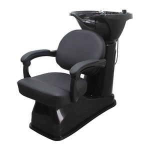 Fauteuil de lavage de cheveux noir pour salon de coiffure, équipement de spa capillaire, chaise de douche pour petit salon de barbier, vente en gros d'usine - Product Image 3