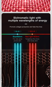 OEM Điện Cổ nâng thiết bị Da Thắt chặt máy mới có thể sạc lại ấm mặt nhăn Remover Công cụ ABS rung - Product Image 5