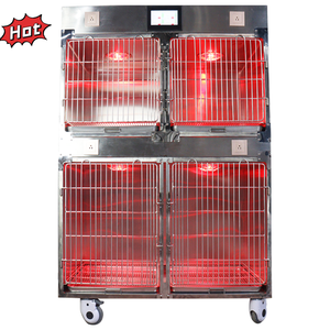 Vente en gros d'usine de cage d'élevage de chiens en acier inoxydable vétérinaire, présentoir multifonctionnel pour animalerie, cage d'hôpital - Product Image 1