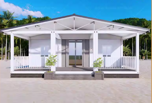 منزل حاويات فولاذي قابل للتخصيص بسقف جملوني 20 قدمًا، سريع التجميع، حاصل على شهادة CE، مناسب للفنادق الحديثة والاستخدام المنزلي والحانات - Product Image 2