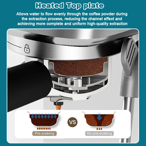 Machine à café domestique OEM ODM Machine à café 110v/220v Machine à café expresso domestique pour une tasse ou deux tasses - Product Image 3