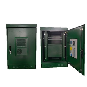 Armoire de rangement extérieure en acier 15U, étanche, rectangulaire, pour utilisation en parc - Product Image 1