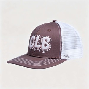 Nueva Gorra de Camionero de Logística, Cómoda y Transpirable con Diseño de Malla Trasera, a Rayas, Moderna, para Verano y Playa - Product Image 1