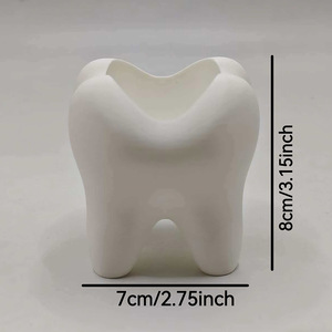 Porte-stylo en plastique en forme de dent, imprimé en 3D, support de brosse à dents en forme de dent, porte-stylo en forme de dent - Product Image 5