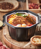 Nourriture auto-chauffante marmite instantanée chinoise célèbre repas auto-chauffants