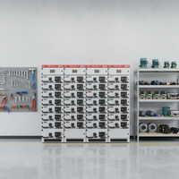 Armoire de Commutation Électrique Industrielle Intérieure Basse Tension LD MNS 6300A à Courant Élevé Modulaire IP43 Amovible
