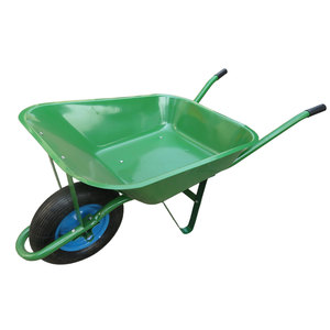 Heavy Duty Construction <b>Wheelbarrow</b> Solid Rubber Wheel Garden Wheel Barrow Carretilla Building Farm Cart - Product Image 1