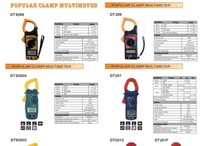 DT838 デジタルマルチメーター ストレージプロフェッショナルメーター 自動電圧計 AC DC 抵抗 ハンドヘルドテスター - Product Image 6