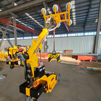 Elevador de Vidrio Móvil Ligero y Flexible, Robot Eléctrico para Instalación de Vidrio en Espacios Pequeños, Equipo de Manipulación de Vidrio