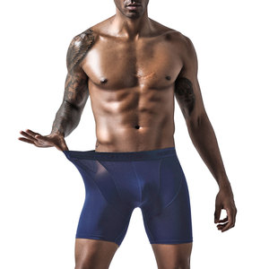 Uxyk-alta qualità media altezza incontinenza <span class=keywords><strong>fantasia</strong></span> in cotone eretto seta di ghiaccio <span class=keywords><strong>slip</strong></span> maschio Boxer Homme Qualite Sexy da <span class=keywords><strong>uomo</strong></span> biancheria intima - Product Image 1