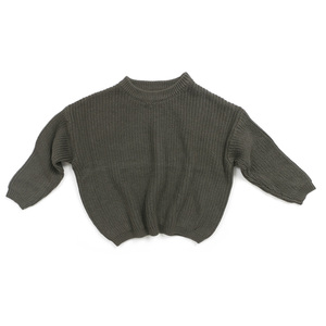 Nouveau <span class=keywords><strong>Pull</strong></span> à Col Rond en Pur Coton Tricoté pour Bébé <span class=keywords><strong>Fille</strong></span>, Haut Tricoté de Printemps pour Enfants, <span class=keywords><strong>Pull</strong></span> pour Tout-petits Filles - Product Image 3