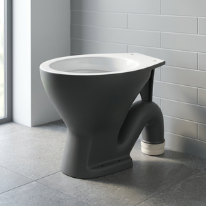 Ensemble WC européen décoratif en céramique Vitrosa bleu bicolore avec siphon S/P - Product Image 2