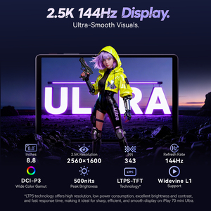 Alldocube IPlay 80 Mini Ultra, Nueva Tablet PC de 8.8 Pulgadas, 5G, 12GB, 256GB, 144Hz, MTK 8300, 7200mAh, Android 16, 2.5K, Sistema Operativo Android 16 - Product Image 2