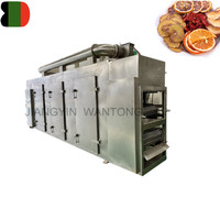 WY DW Air chaud Copeaux de bois Granulés Convoyeur continu Mesh Belt Dryer Machine Équipement de séchage
