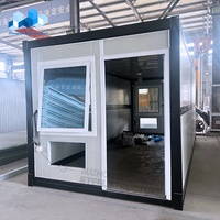 Zhongnan hôpital dortoir dépliable modulaire préfabriqué petite maison pliable conteneur pliable maison préfabriquée avec toilettes