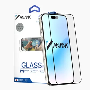 ANANK 2.5D 아이폰 15 ProMax용 울트라 클리어 반사 방지 매트 유리 화면 보호기