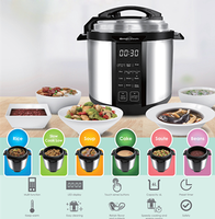 1000W Multi Cooking Intelligent LED Display Cuisson rapide et économie d'énergie Minuterie préréglée intelligente Autocuiseur électrique